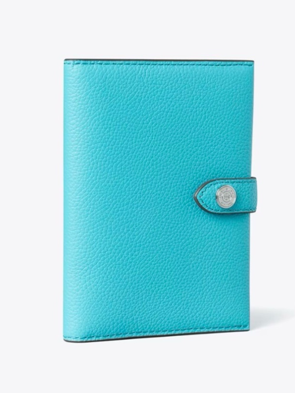 Tory Burch Aqua Leather Passport Travel Wallet with Snap; NWOT